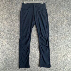 PrAna Womens Halle Pants Straight Fit Sz 0 Regular Pockets Stretch